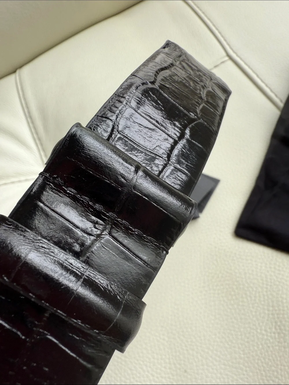 Maje Double M Leather Belt